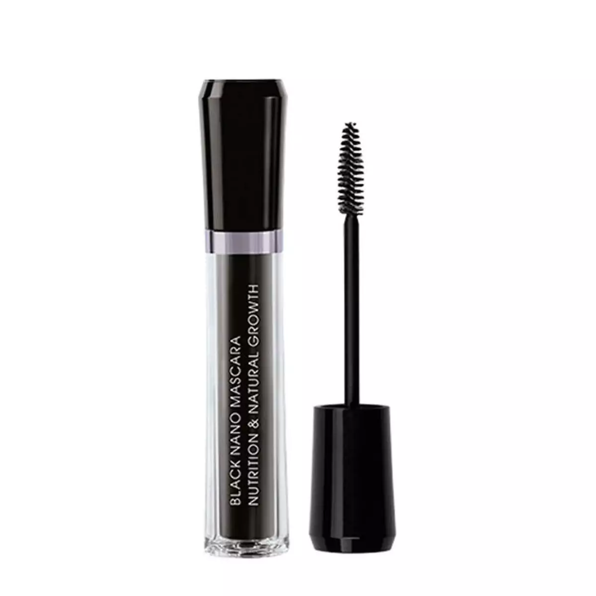 Nano тушь-уход с cu-пептидом для ресниц (+25%) M2 BEAUTÉ Black Nano Mascara Nutrition and Natural Growth