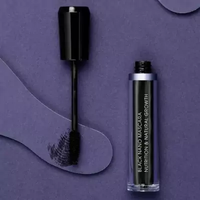 Nano тушь-уход с cu-пептидом для ресниц (+25%) M2 BEAUTÉ Black Nano Mascara Nutrition and Natural Growth