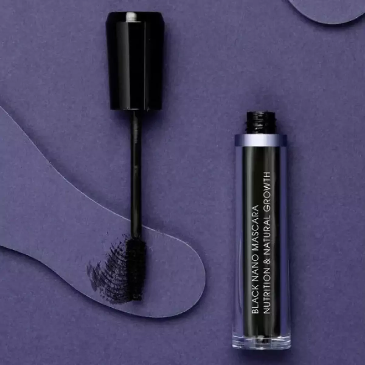 Nano тушь-уход с cu-пептидом для ресниц (+25%) M2 BEAUTÉ Black Nano Mascara Nutrition and Natural Growth