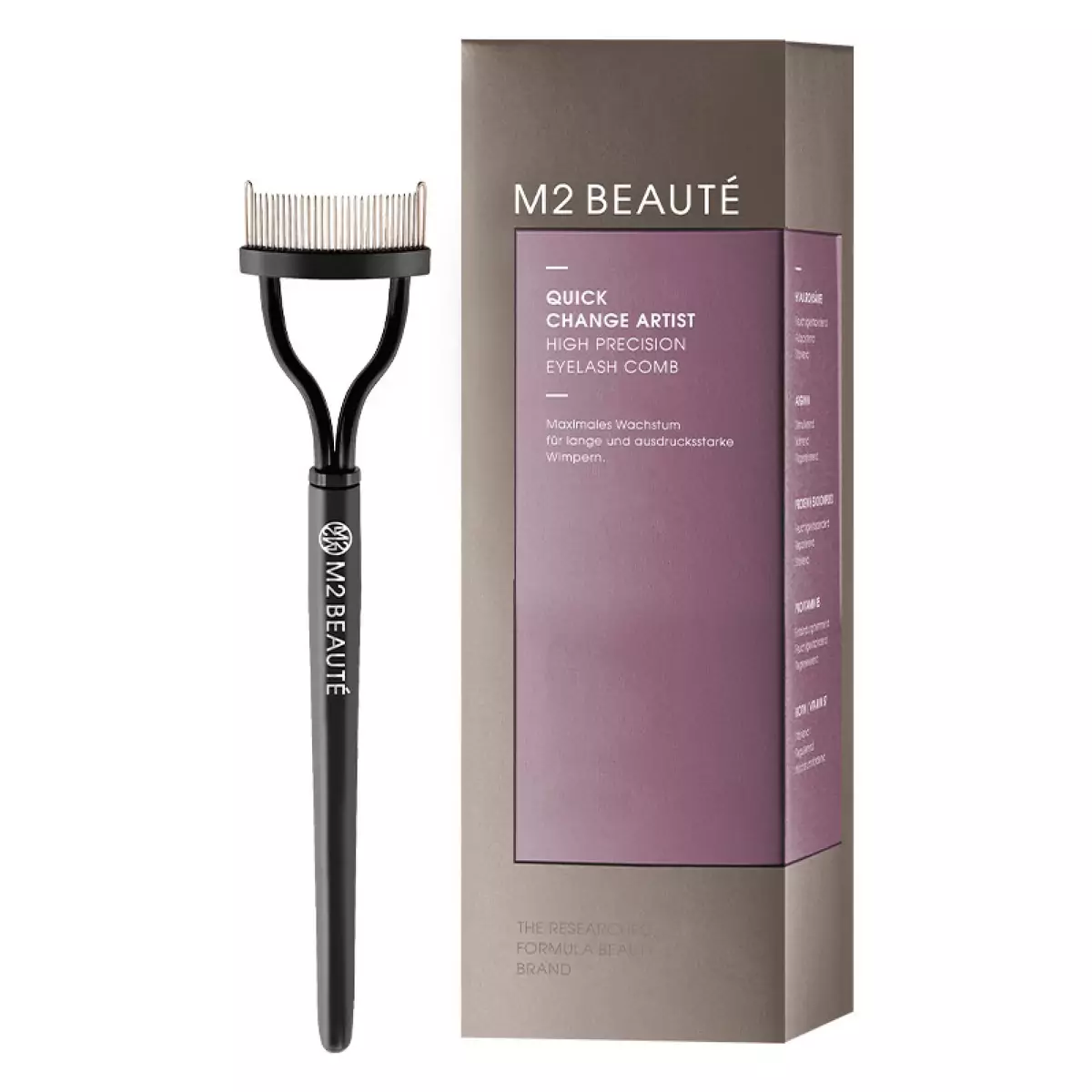 Стальная щеточка-разделитель для ресниц M2 BEAUTÉ High Precision Eyelash Comb