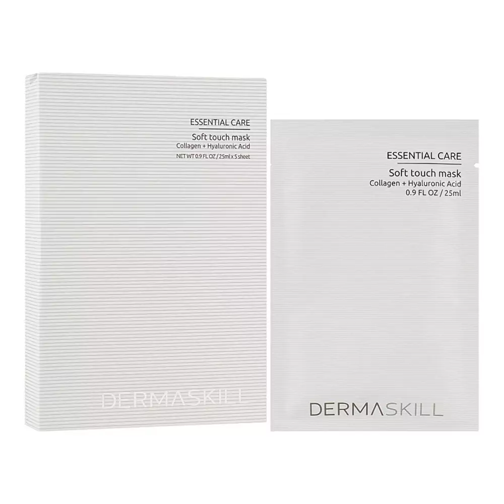 Гідрогелева маска з колагеном та гіалуроновою кислотою Dermaskill Soft Touch Mask