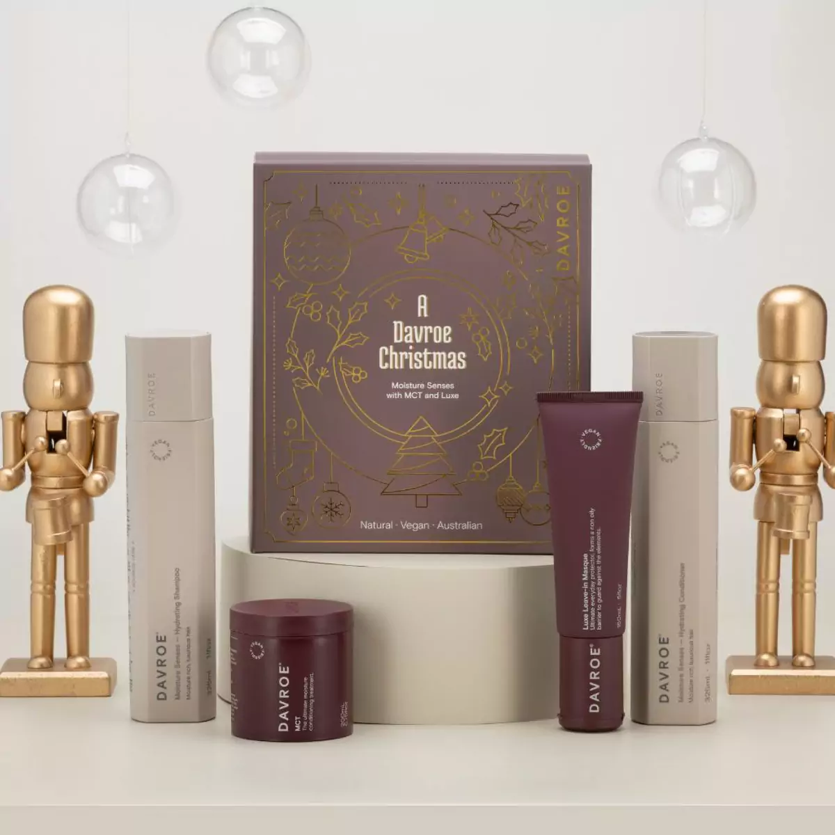 Рождественский набор для увлажнения Davroe Moisture Senses Quad Pack