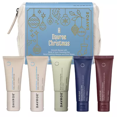 Рождественский тревел набор для гладкости Davroe Smooth Senses Travel Pack