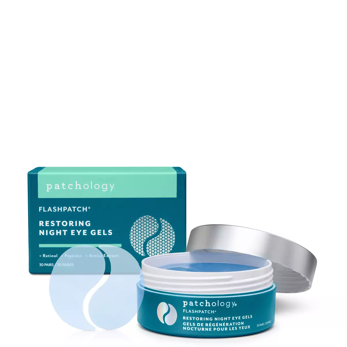 Нічні відновлюючі патчі Patchology FlashPatch Restoring Night Eye Gels