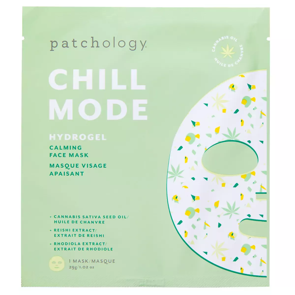Успокаивающая гидрогелевая маска Patchology Chill Mode Hydrogel Mask