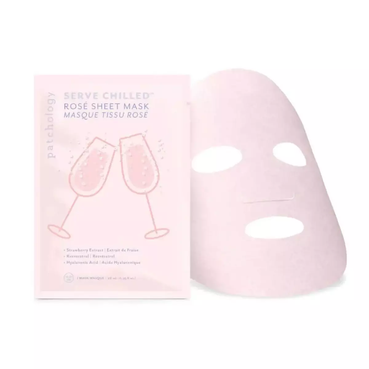 Освежающая маска для лица экстрактом розы Patchology Rose Sheet Masque 2 Pack Duo