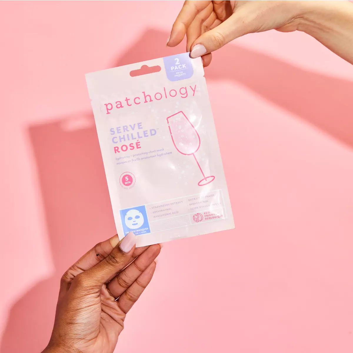 Освежающая маска для лица экстрактом розы Patchology Rose Sheet Masque 2 Pack Duo
