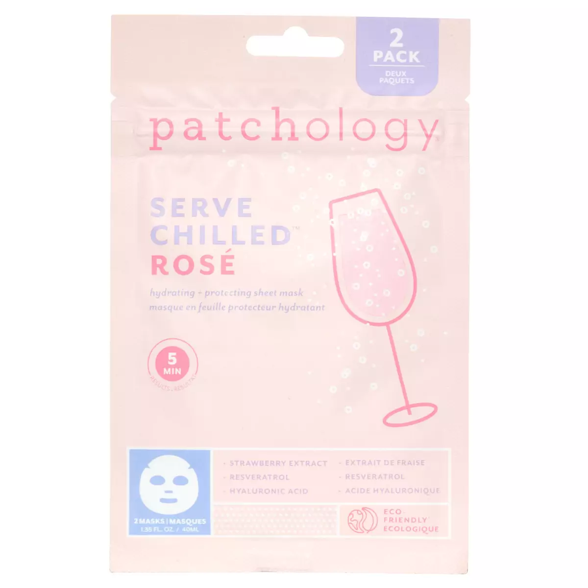 Освежающая маска для лица экстрактом розы Patchology Rose Sheet Masque 2 Pack Duo