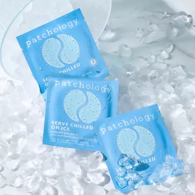 Охолоджуючі та зміцнюючі патчі Patchology Serve Chilled Iced Eye Gels