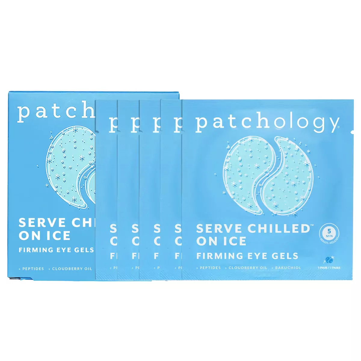 Охолоджуючі та зміцнюючі патчі Patchology Serve Chilled Iced Eye Gels