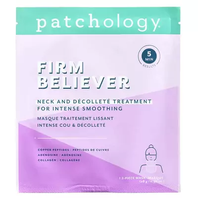 Розгладжуюча маска для шиї та декольте Patchology Firm Believer Neck and Decollete Treatment