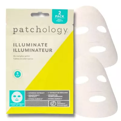 Маска для сияния кожи Patchology Illuminate Sheet Mask Duo