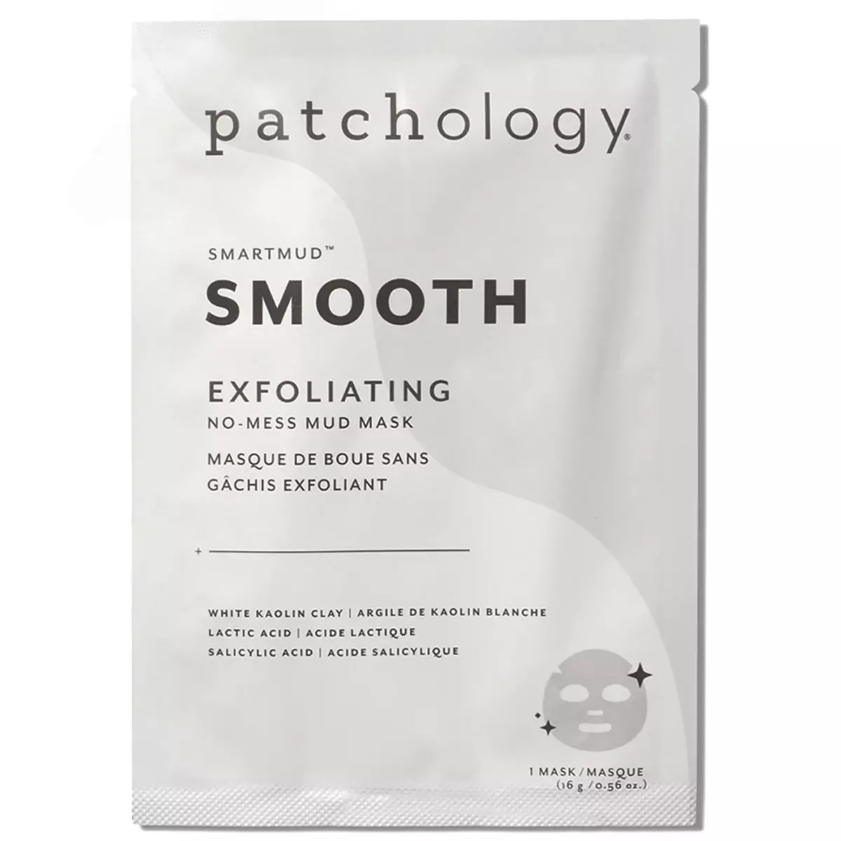 Оновлююча маска з кислотами Patchology SmartMud Smooth