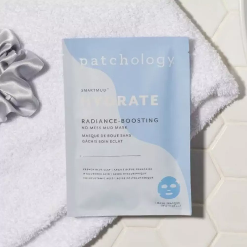 Зміцнююча маска для сяйва Patchology SmartMud Hydrate