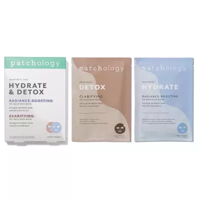 Дуо масок Детокс и Укрепляющая Patchology SmartMud Duo - Detox and Hydrate