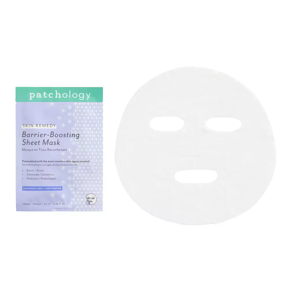 Заспокійлива маска для обличчя Patchology Skin Remedy Barrier Boosting Sheet Mask
