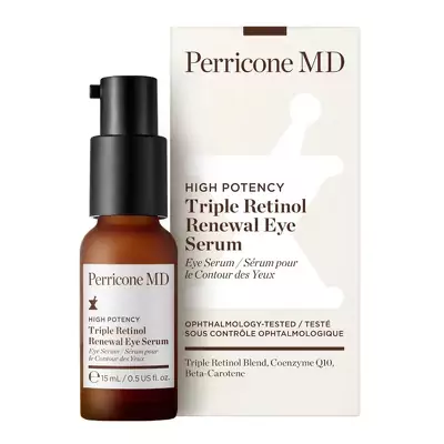 Восстанавливающая сыворотка ретинолом для зоны вокруг глаз Perricone MD High Potency Triple Retinol Renewal Eye Serum