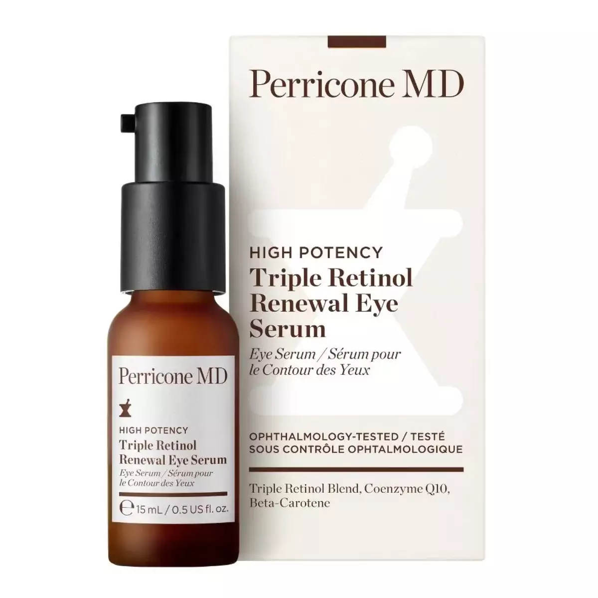Восстанавливающая сыворотка ретинолом для зоны вокруг глаз Perricone MD High Potency Triple Retinol Renewal Eye Serum