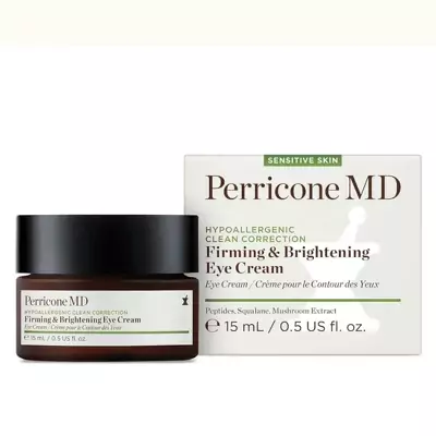 Засіб навколо очей для чутливої шкіри Perricone MD Hypoallergenic Clean Correction Firming and  Brightening Eye Cream