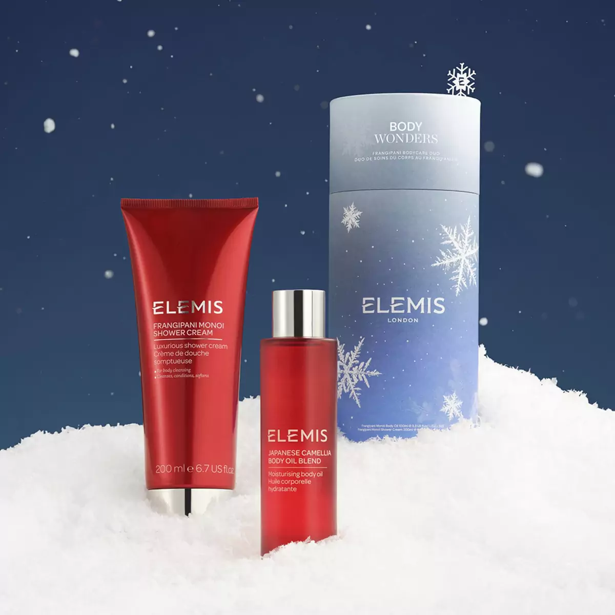 Изысканный магический дуэт для тела Франжипани Elemis Body Wonders Frangipani Bodycare Duo