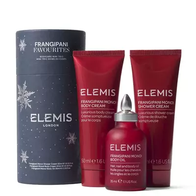 Подарочное трио миниатюрная коллекция Франжипани Elemis Body Wonders Mini Trio