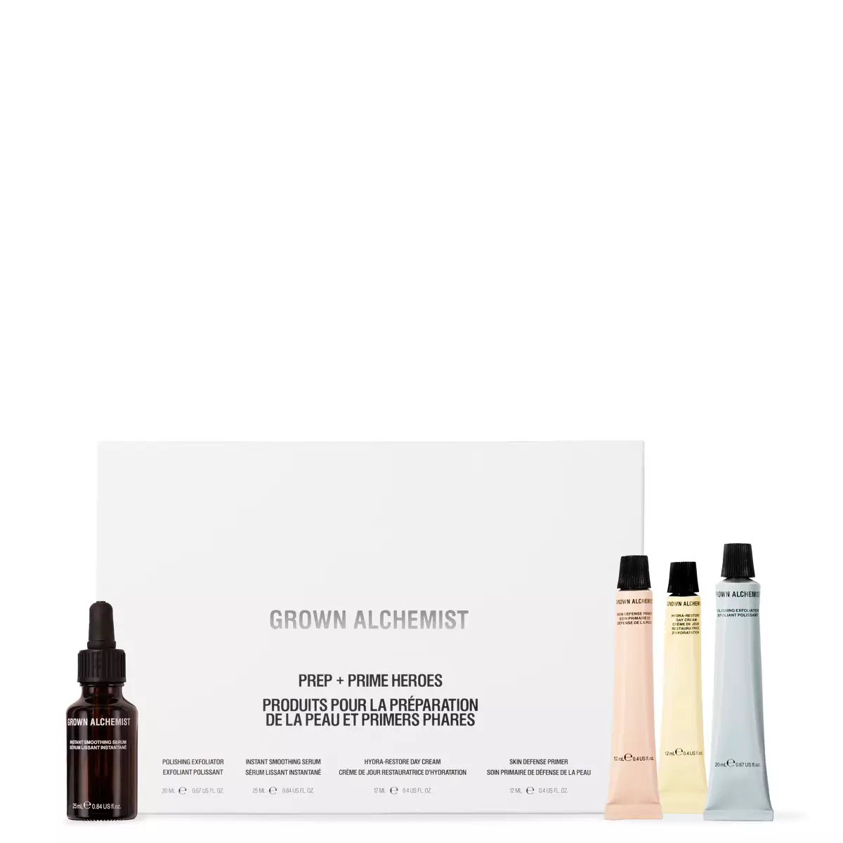 Идеальный набор для безупречной кожи Grown Alchemist Prep + Prime Heroes Kit