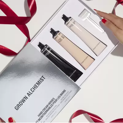Роскошная трио коллекция кремов для рук Grown Alchemist Hand Cream Heroes Holiday Kit