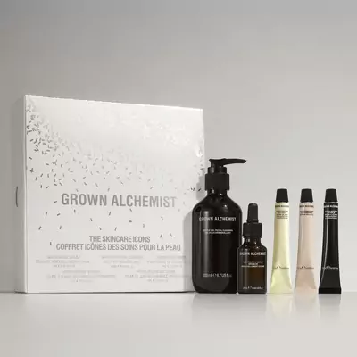 Ідеальний набір фаворитів для обличчя Grown Alchemist The Skincare Icons Holiday Kit
