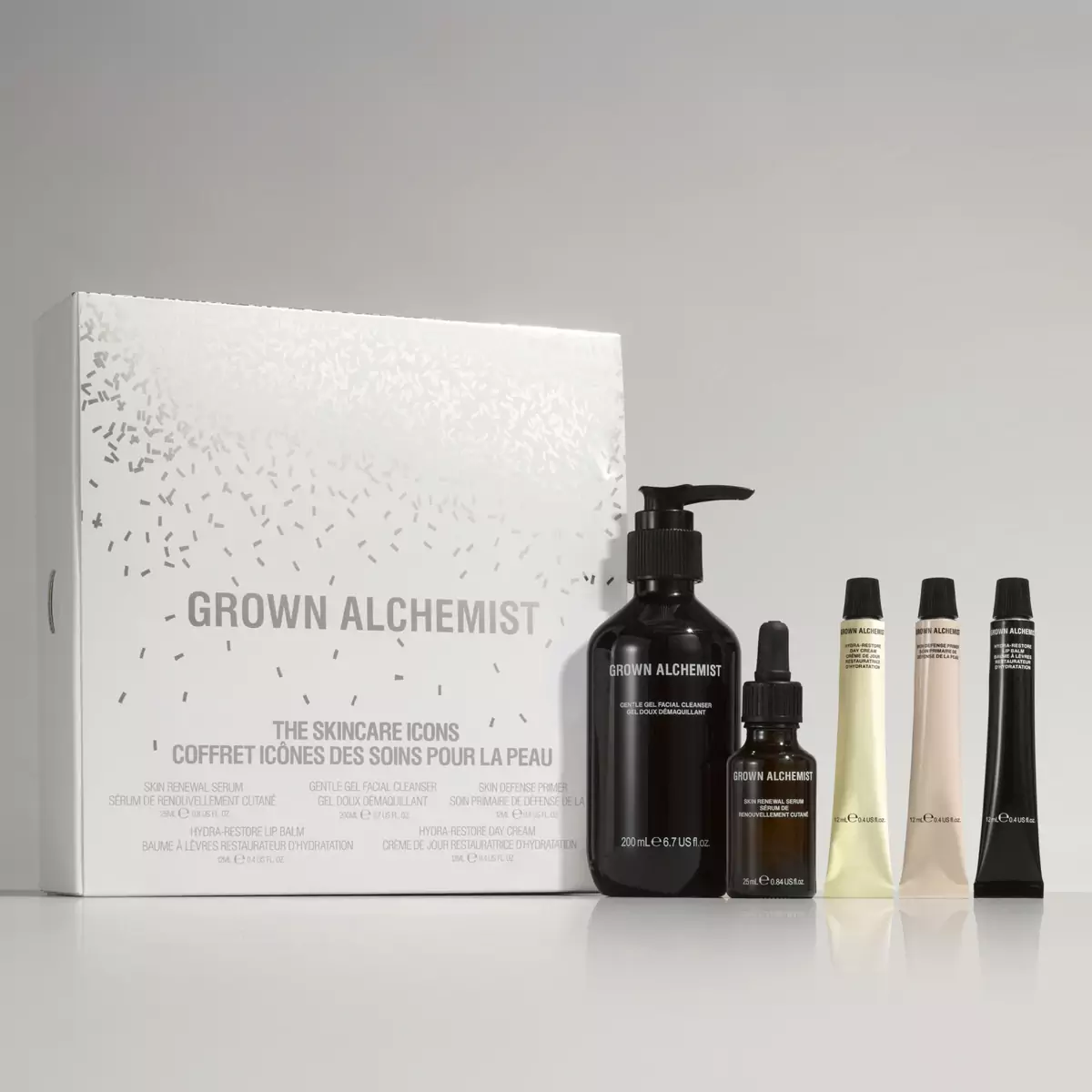 Ідеальний набір фаворитів для обличчя Grown Alchemist The Skincare Icons Holiday Kit