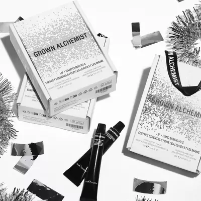 Изысканный дуэт для увлажнения губ и кожи рук Grown Alchemist Lip Hand Essentials