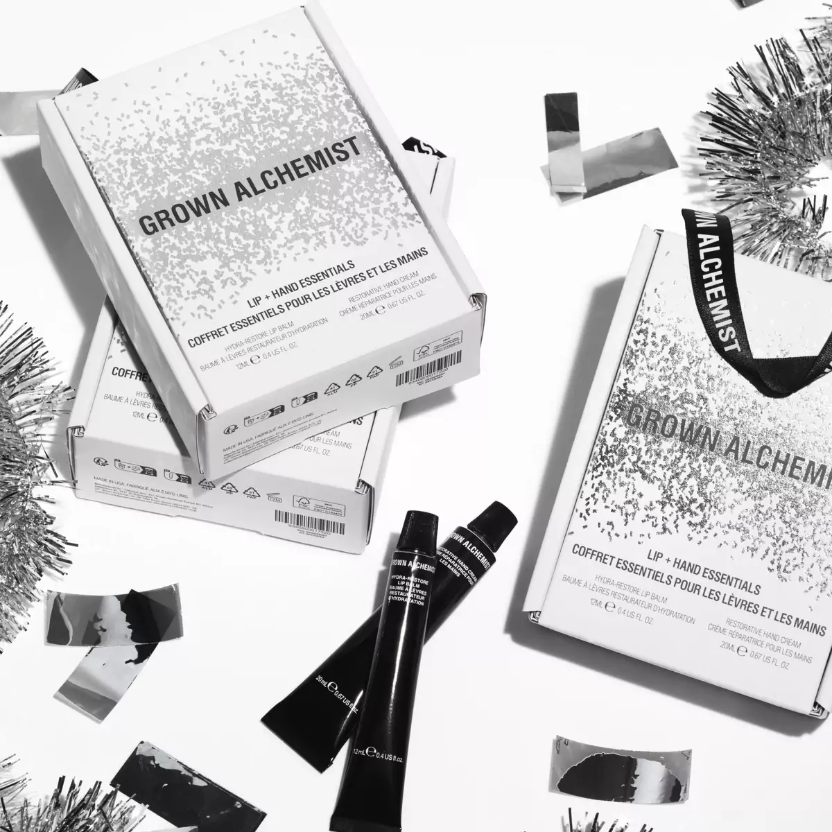 Изысканный дуэт для увлажнения губ и кожи рук Grown Alchemist Lip Hand Essentials
