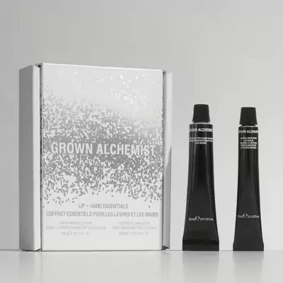 Изысканный дуэт для увлажнения губ и кожи рук Grown Alchemist Lip Hand Essentials