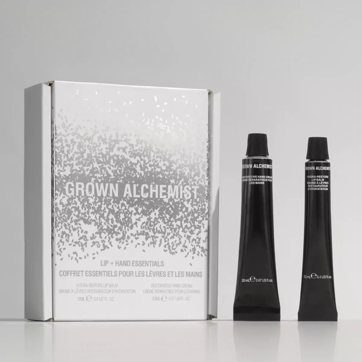 Изысканный дуэт для увлажнения губ и кожи рук Grown Alchemist Lip Hand Essentials