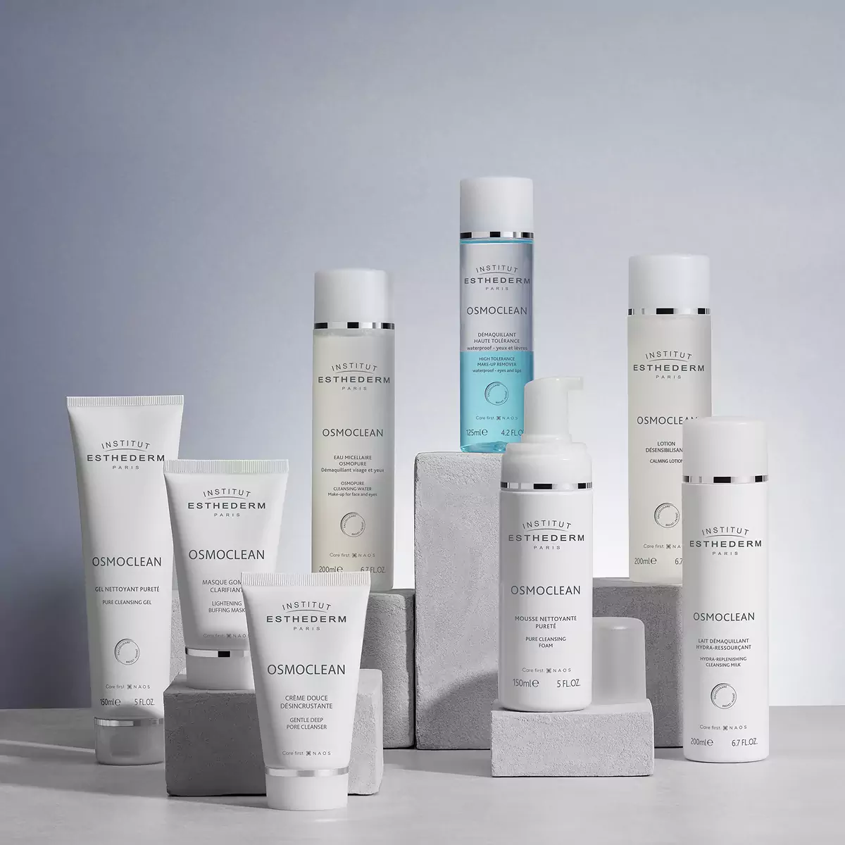 Мякий двофазний засіб для зняття макіяжу з очей та губ Institut Esthederm High tolerance make-up remover
