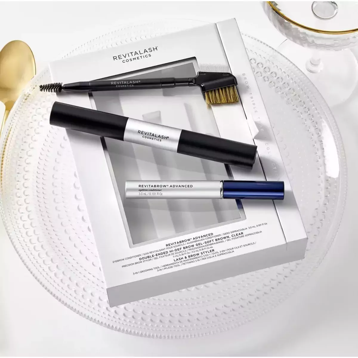 Набор для бровей Revitalash Revitabrow Advanced Triple Threat Collection