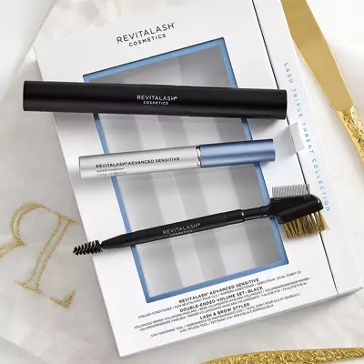 Набор для ресниц Revitalash Advanced Sensitive Triple Threat Collection