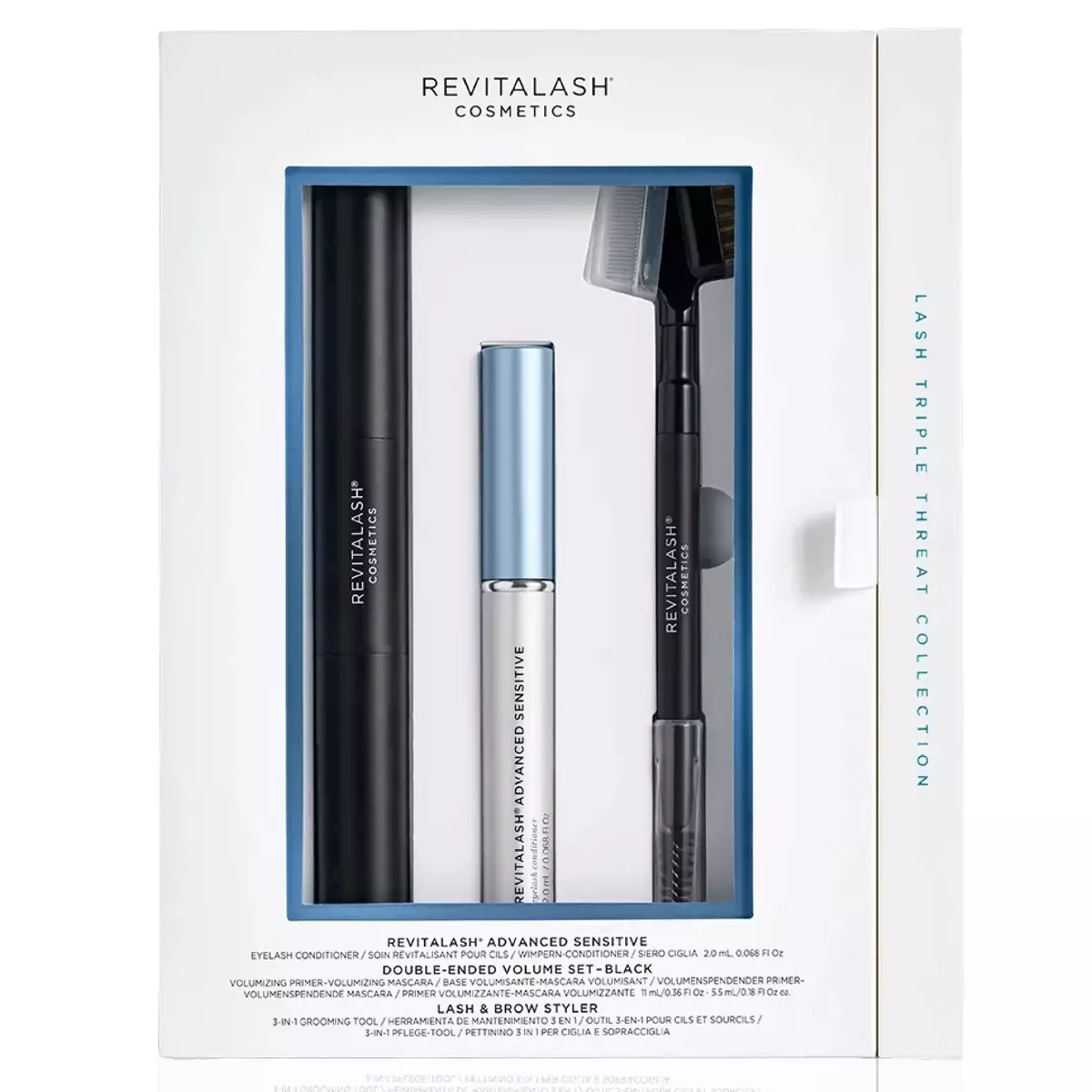 Набор для ресниц Revitalash Advanced Sensitive Triple Threat Collection