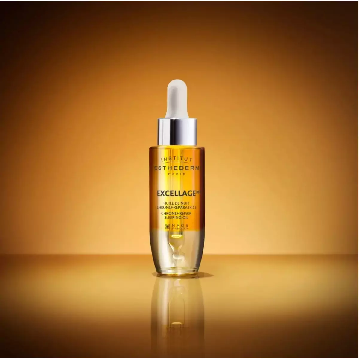 Двухфазная ночная сыворотка Institut Esthederm Excellage Chrono Repair Sleeping Oil