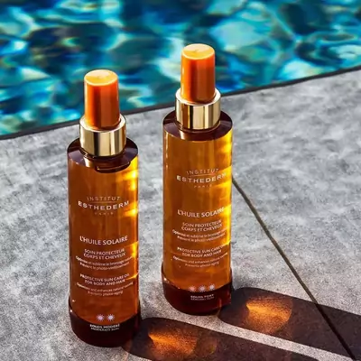 Спрей для тела и волос при умеренном солнце Institut Esthederm Protective Sun Care Oil