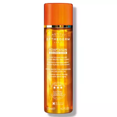Защитное масло с шимером Institut Esthederm Adaptasun Golden Glow Hydra-Protective Shimmering Sun Care Body Oil