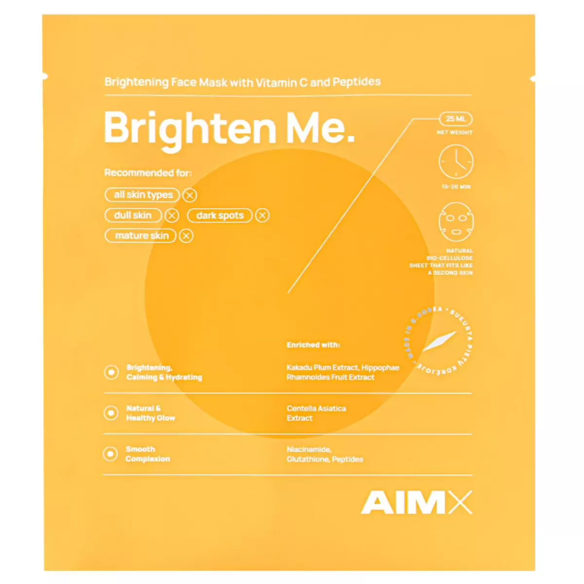 Маска-сияние AIMX Brighten Me with vitamin C - 580-00128