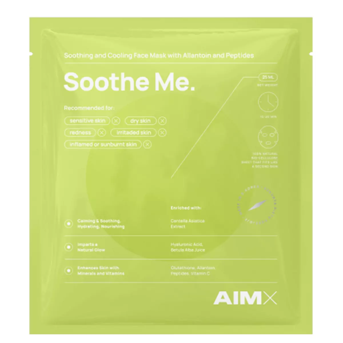 Успокаивающая маска AIMX Soothe Me with peptides - 580-00130