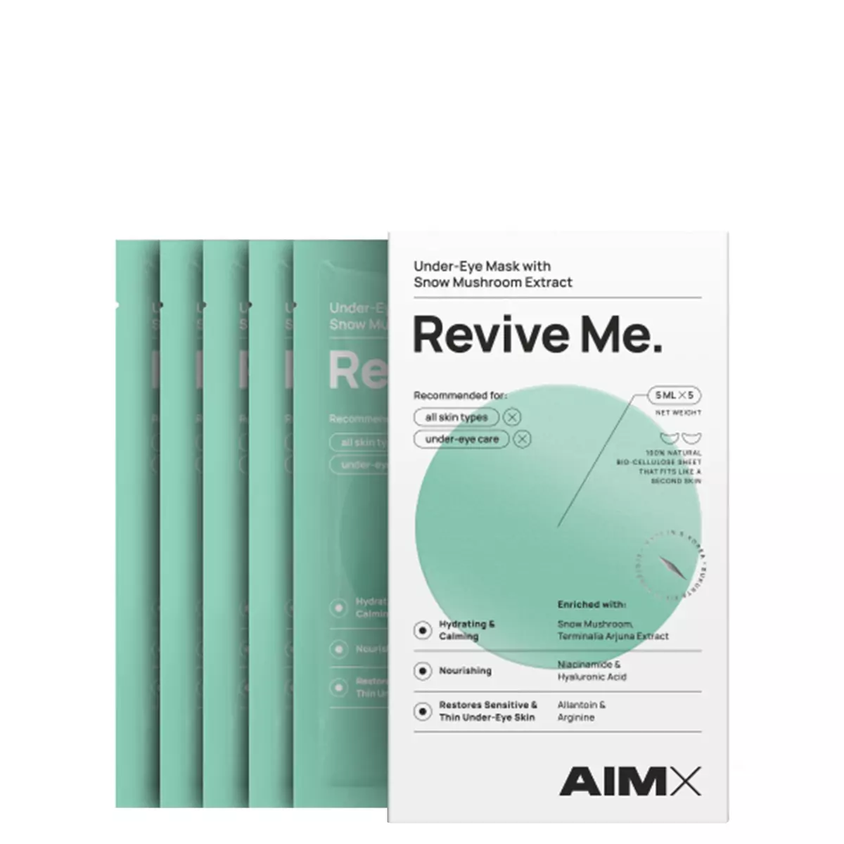 Патчі під очі AIMX Revive Me with hyaluron - 580-00132