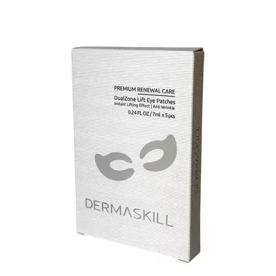 Двухзональные лифтинг-патчи с ботуловидным действием Dermaskill DualZone Lift Eye Patches