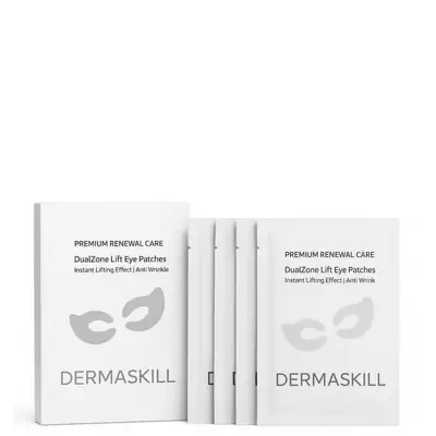 Двухзональные лифтинг-патчи с ботуловидным действием Dermaskill DualZone Lift Eye Patches