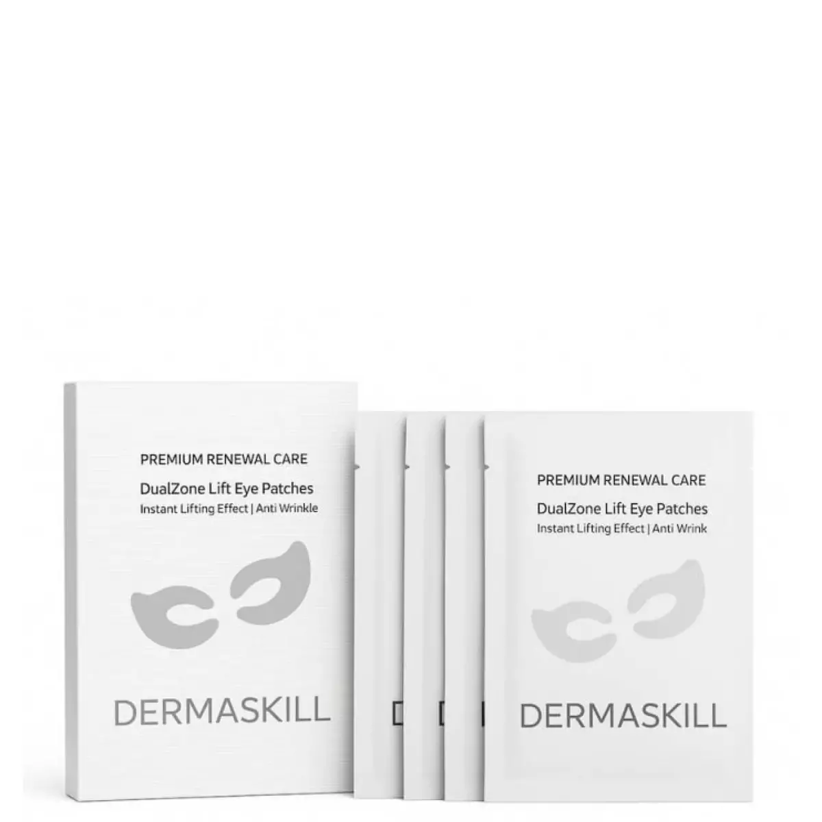Двухзональные лифтинг-патчи с ботуловидным действием Dermaskill DualZone Lift Eye Patches