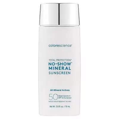 Прозрачный минеральный солнцезащитный флюид Colorescience No-ShowTM Mineral Sunscreen SPF 50