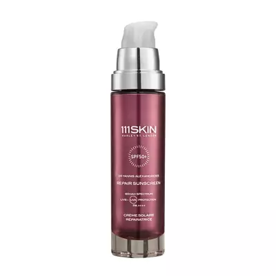 Защитный легкий восстанавливающий крем для лица 111SKIN Repair Sunscreen SPF50