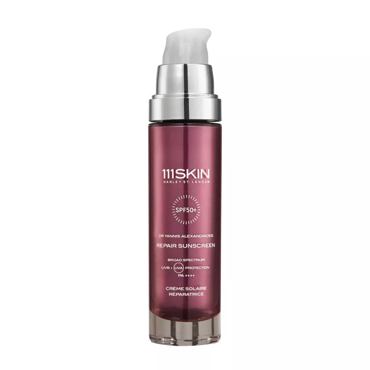 Защитный легкий восстанавливающий крем для лица 111SKIN Repair Sunscreen SPF50