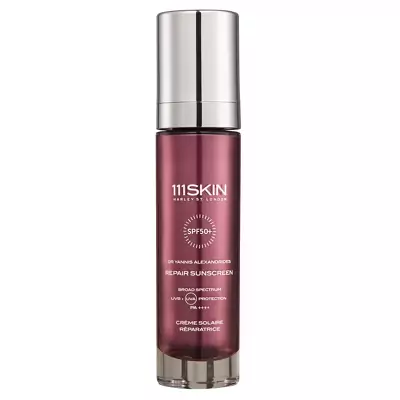 Защитный легкий восстанавливающий крем для лица 111SKIN Repair Sunscreen SPF50